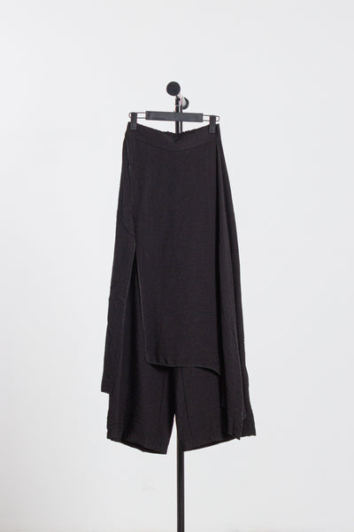 FLOWY LINEN BLEND TROUSERS