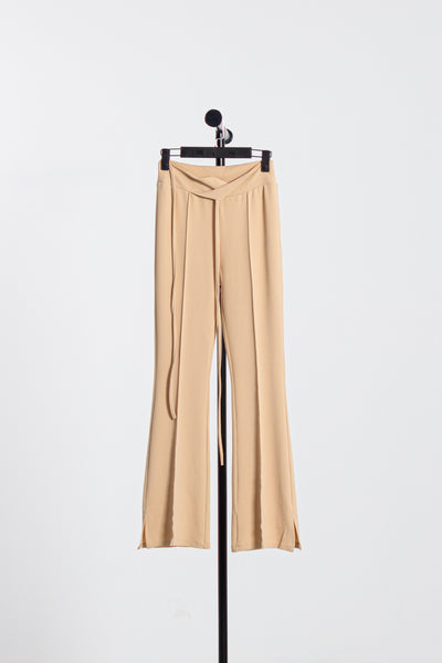 JOGGER WAIST TROUSERS WITH SIDE KNOT