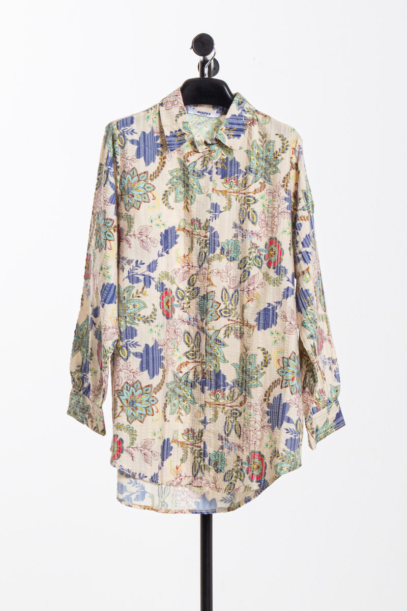 FLORAL PRINTED LONG SHIRT