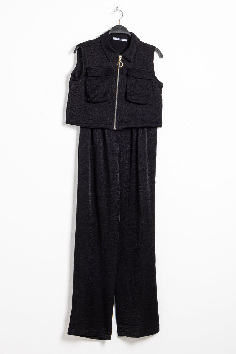 DETAILED SATIN WAISTCOAT SET