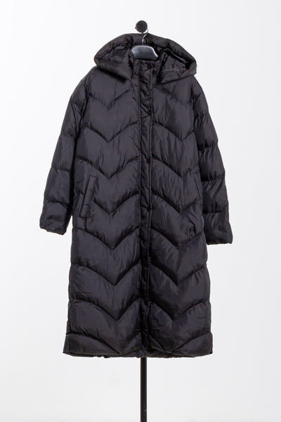 WATER-REPELLENT LONG PUFFER JACKET