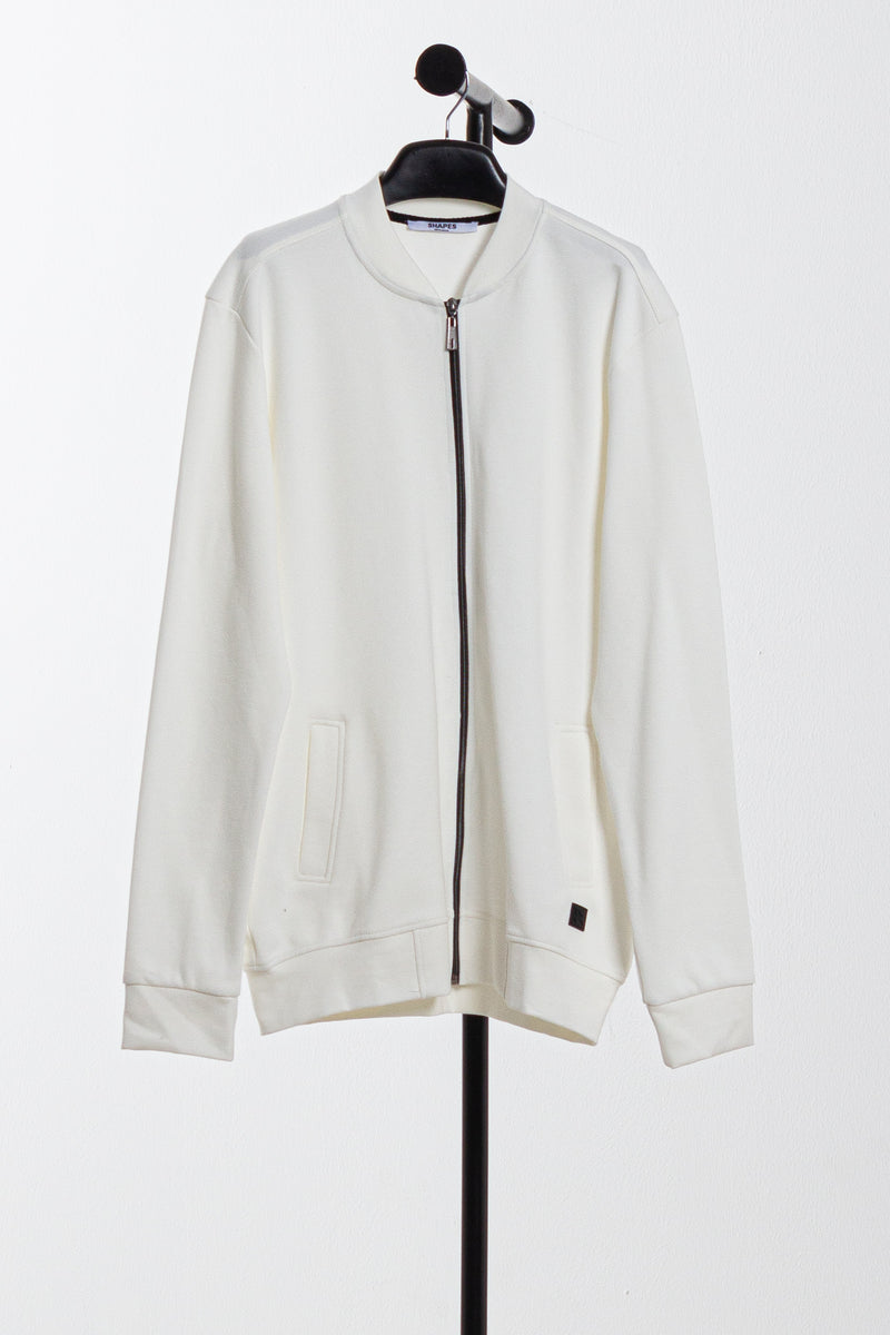 LIGHTWEIGHT KNIT BOMBER JACKET