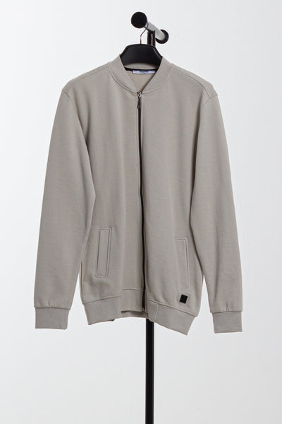 LIGHTWEIGHT KNIT BOMBER JACKET