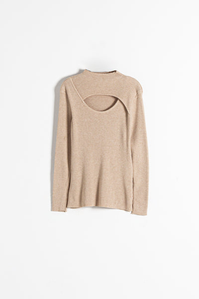 HIGH NECK KNIT TOP