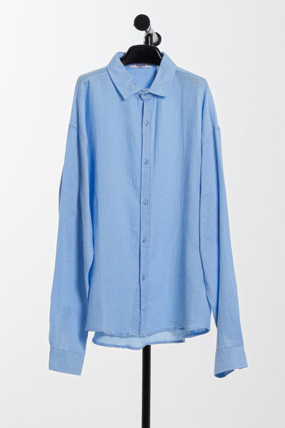 OVERSIZED LINEN BLEND SHIRT