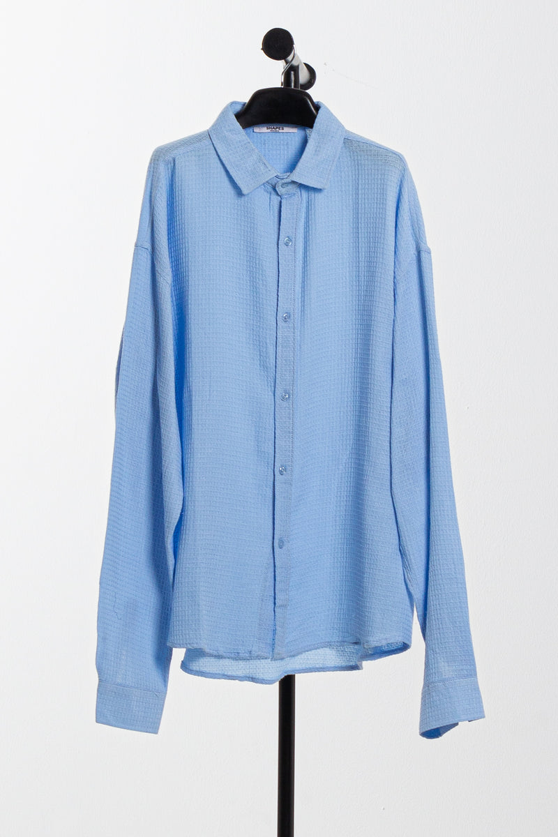 OVERSIZED LINEN BLEND SHIRT