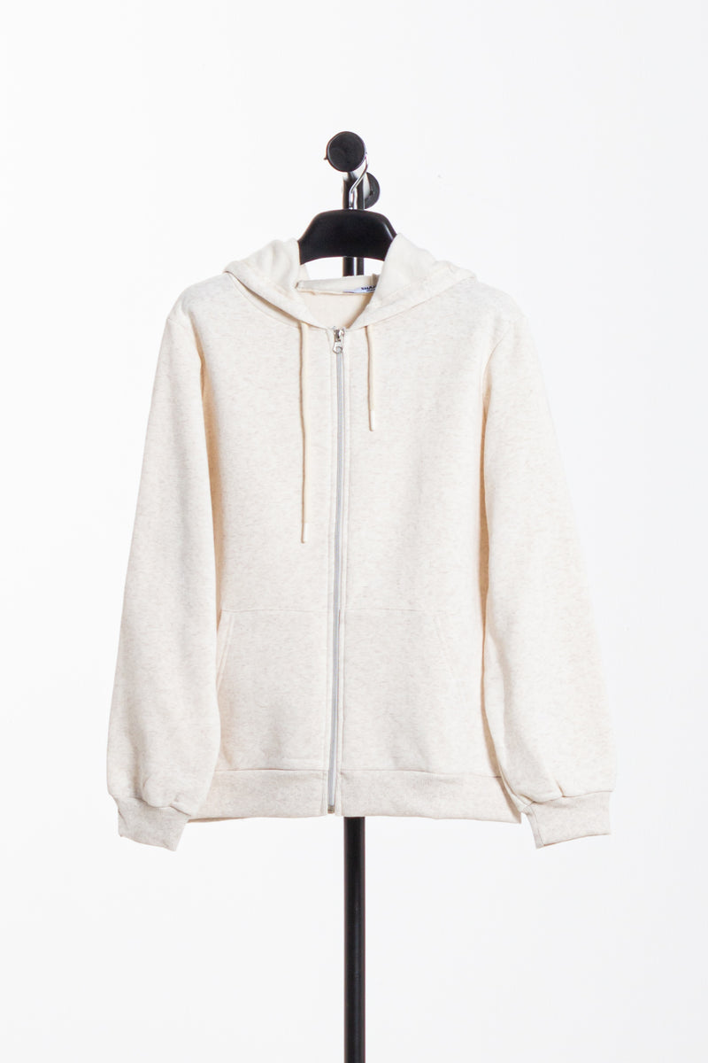 DETAILED ZIPPER COMFORT HOODIE