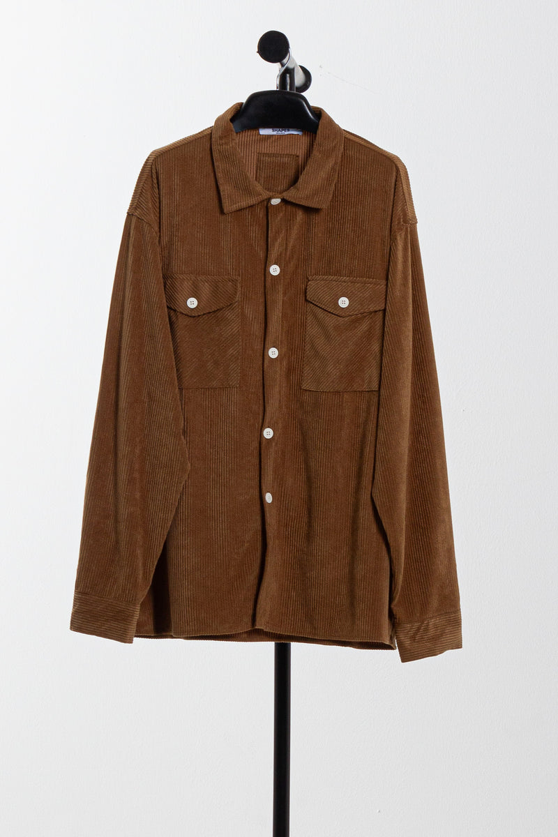 CORDUROY SHIRT WITH DETAILED POCKETS