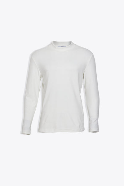 TEXTURED MOCK NECK SWEATER