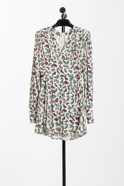 FLORAL PRINTED SHORT DRESS