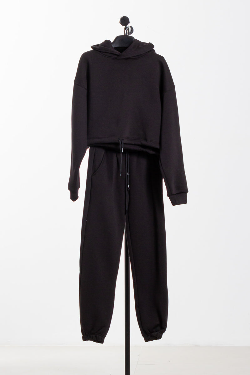 CROP HEAVYWEIGHT HOODIE SET