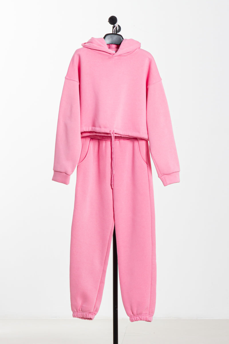 CROP HEAVYWEIGHT HOODIE SET
