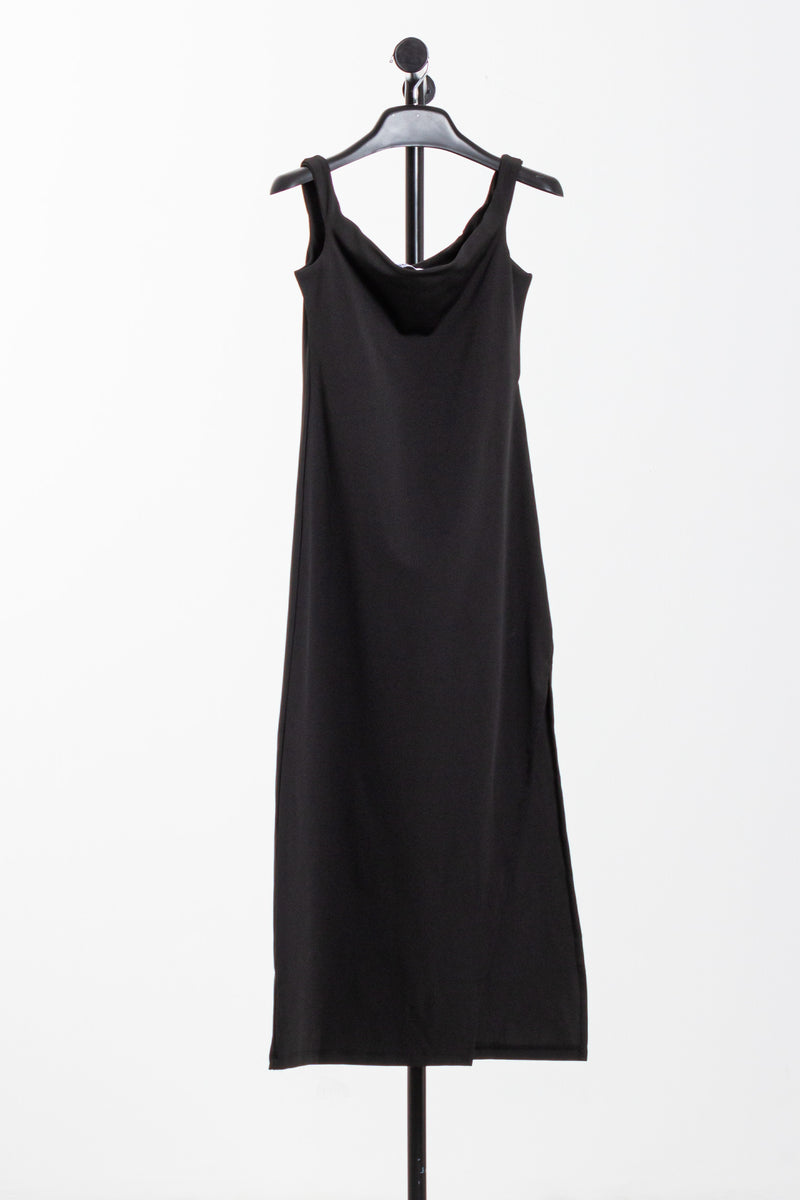 OFF THE SHOULDER FITTED DRESS
