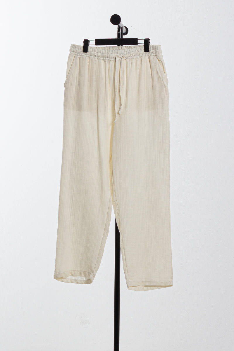 STRAIGHT FIT JOGGER WAIST TROUSERS