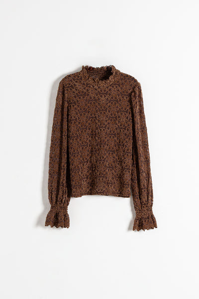 DETAILED LACE BLOUSE