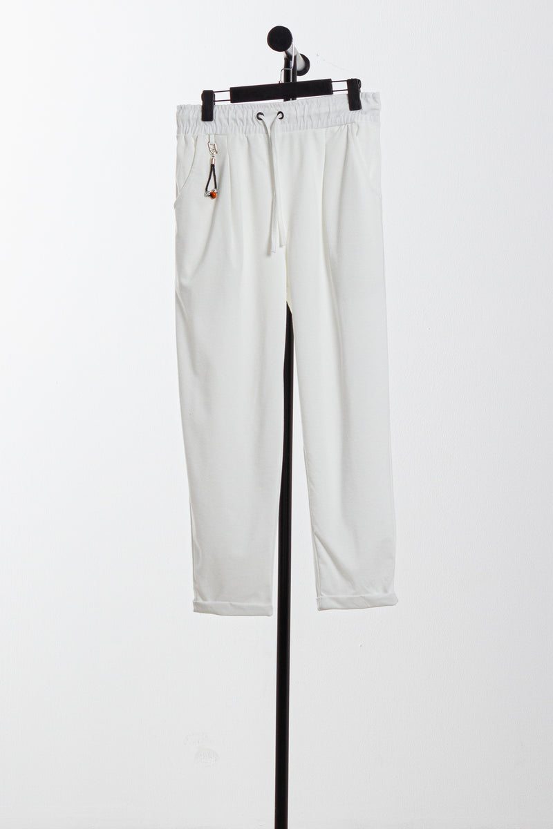 SLIM FIT ANKLE LENGHT TROUSERS