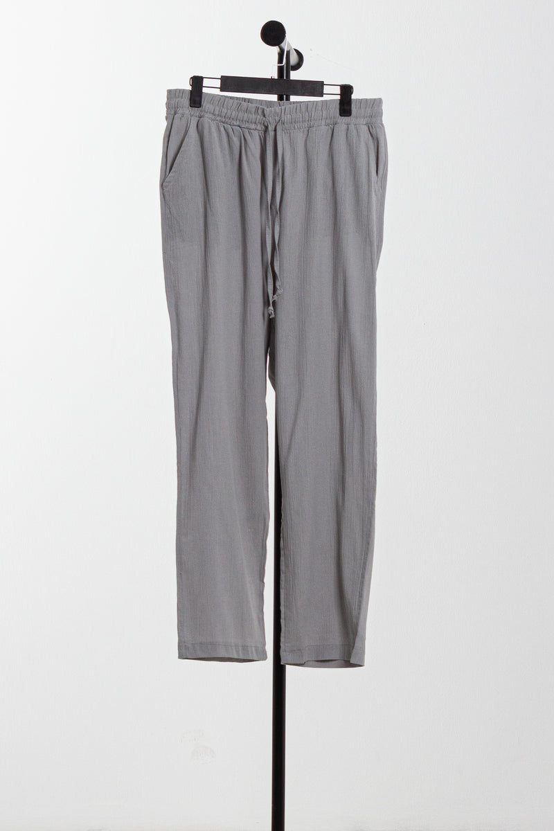 TEXTURED STRAIGHT FIT JOGGERS