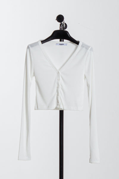 BUTTONED CROP TOP