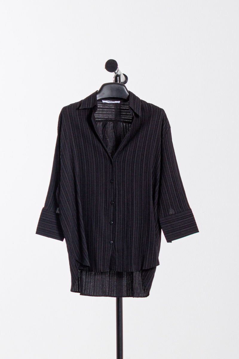 TEXTURED OVERSIZED SHIRT