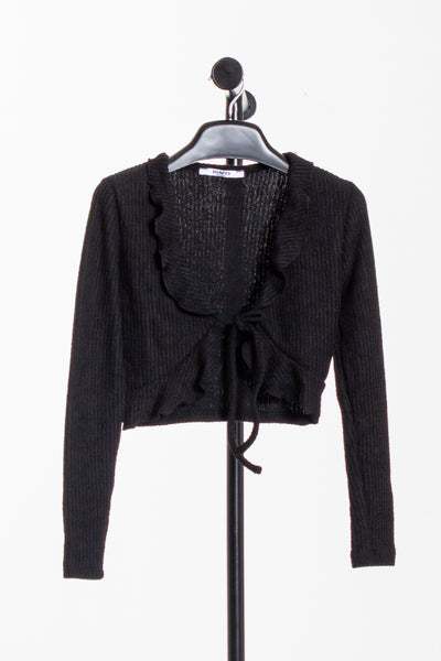 FRONT KNOT RIBBED TOP