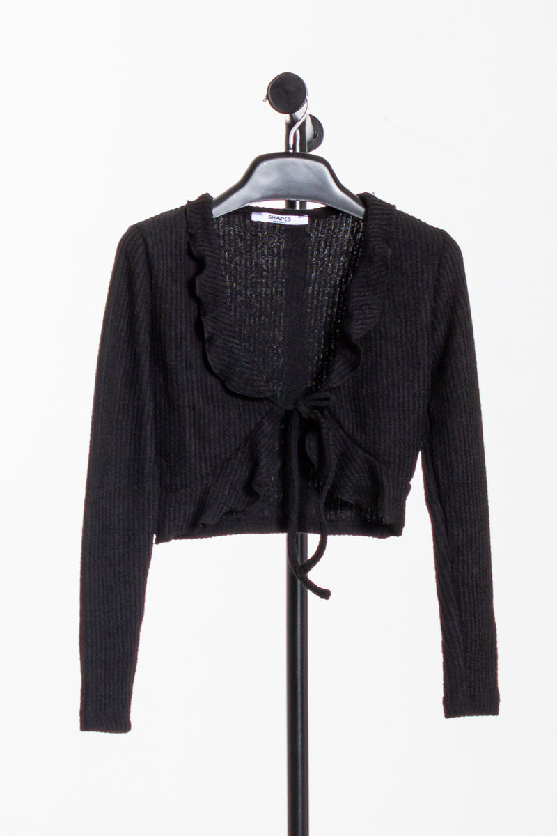 FRONT KNOT RIBBED TOP