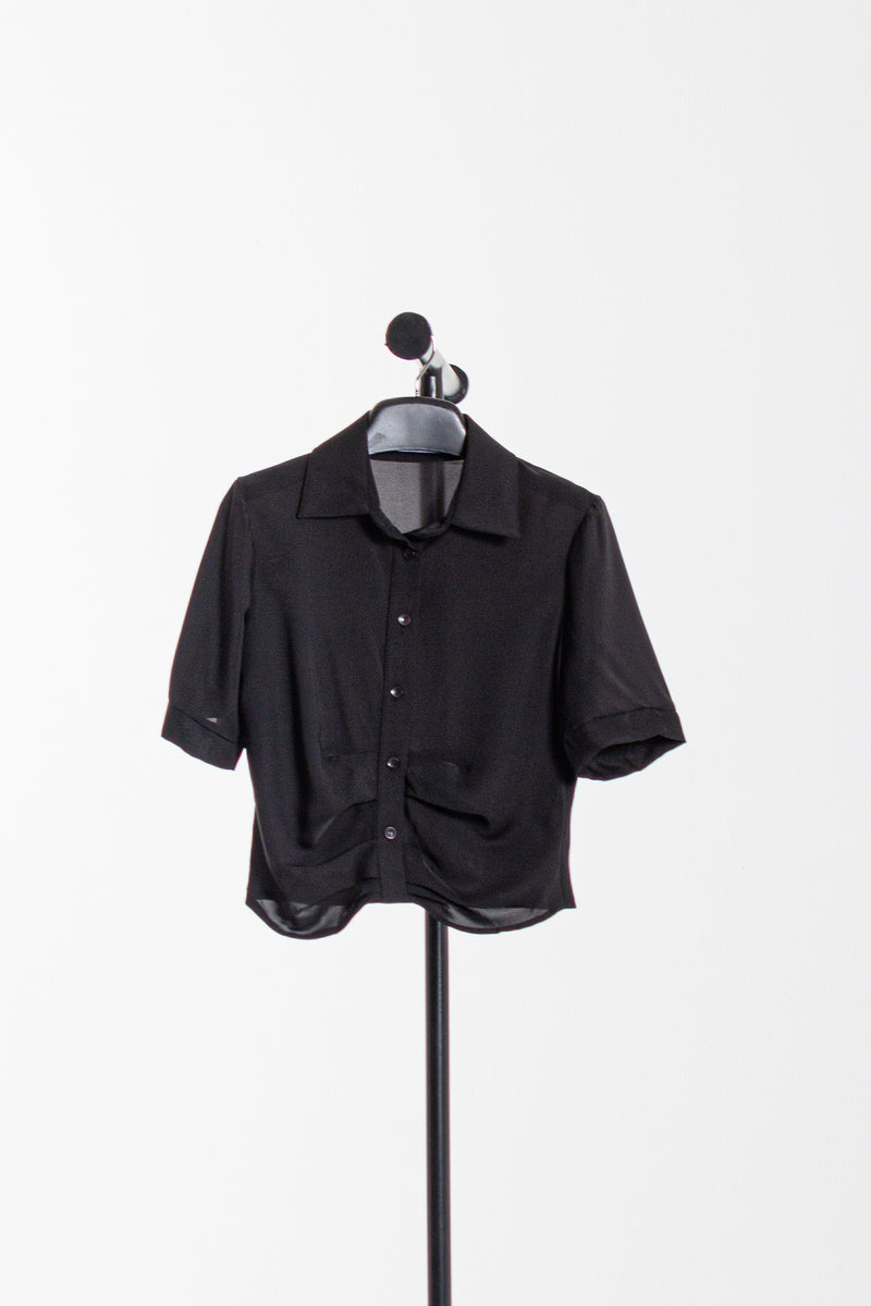 DETAILED CROPPED SHIRT