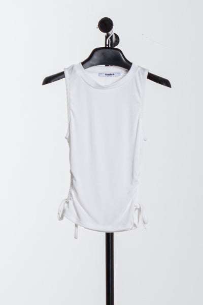 DETAILED SIDE KNOT TOP
