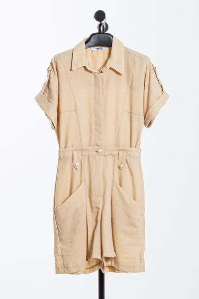 DETAIL BELTED SHORT JUMPSUIT