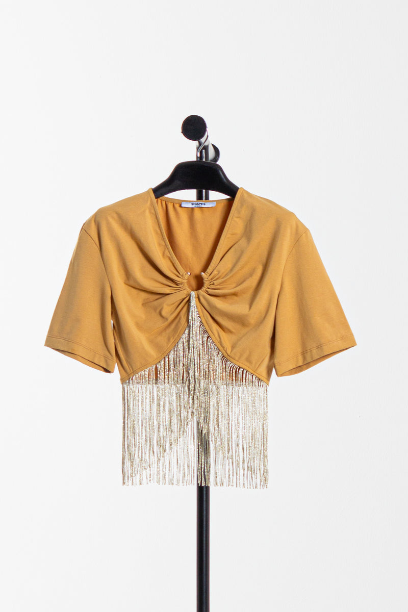 SHIMMER CROP TOP