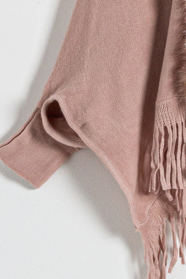 FAUX FUR SHAWL
