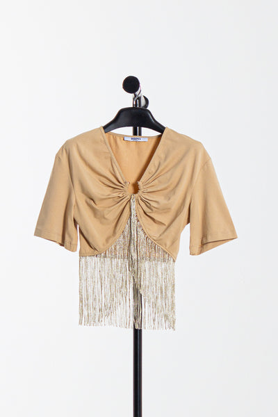 SHIMMER CROP TOP