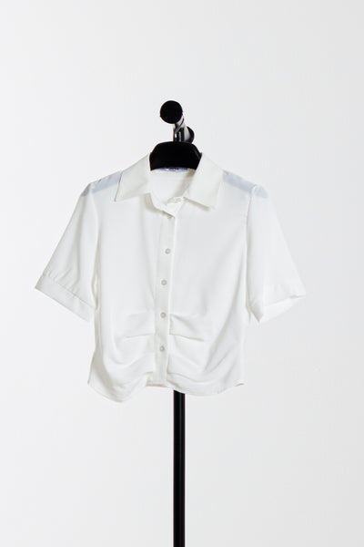 DETAILED CROPPED SHIRT
