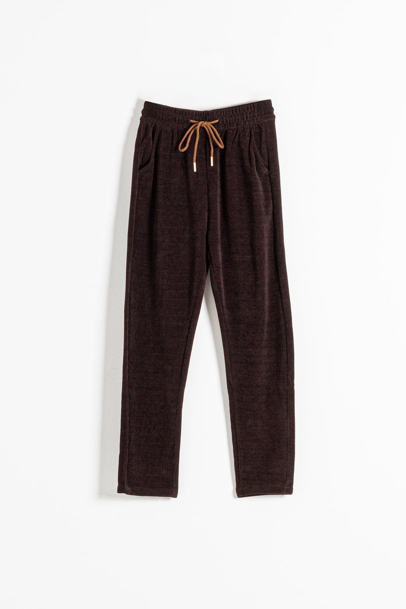 JOGGER WAIST CORDUROY TROUSERS