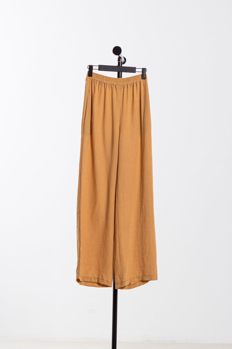 LINEN BLEND JOGGER WAIST TROUSER