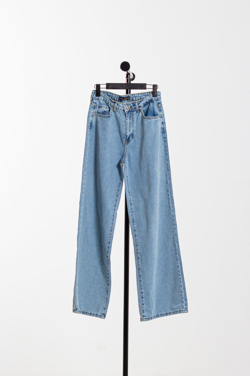 WIDE LEG DENIM JEANS