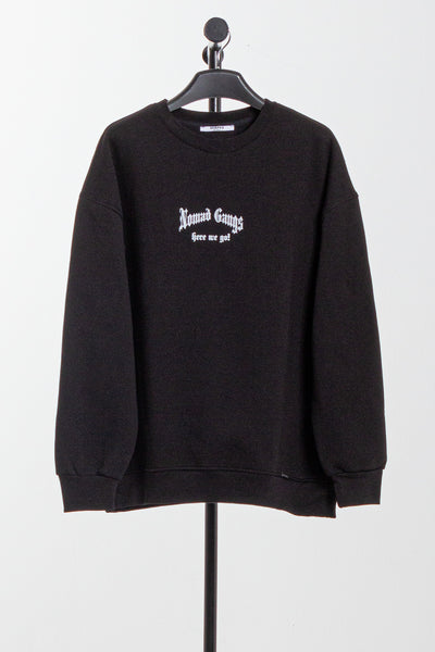 CONTRAST BACK PRINT SWEATSHIRT