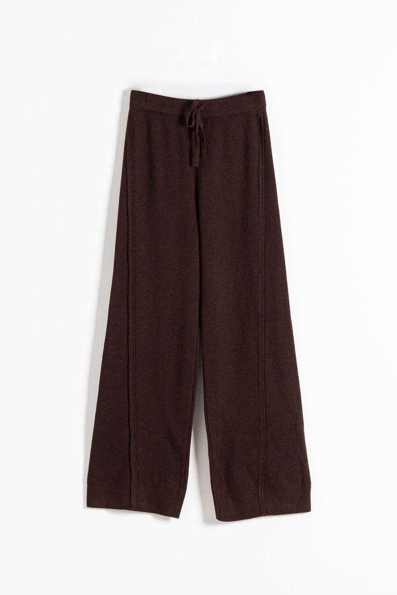 TEXTURED KNIT TROUSERS
