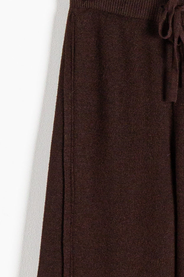 TEXTURED KNIT TROUSERS