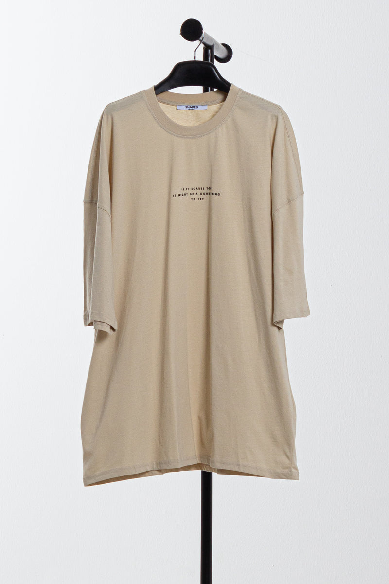 DETAILED T-SHIRT WITH PRINT