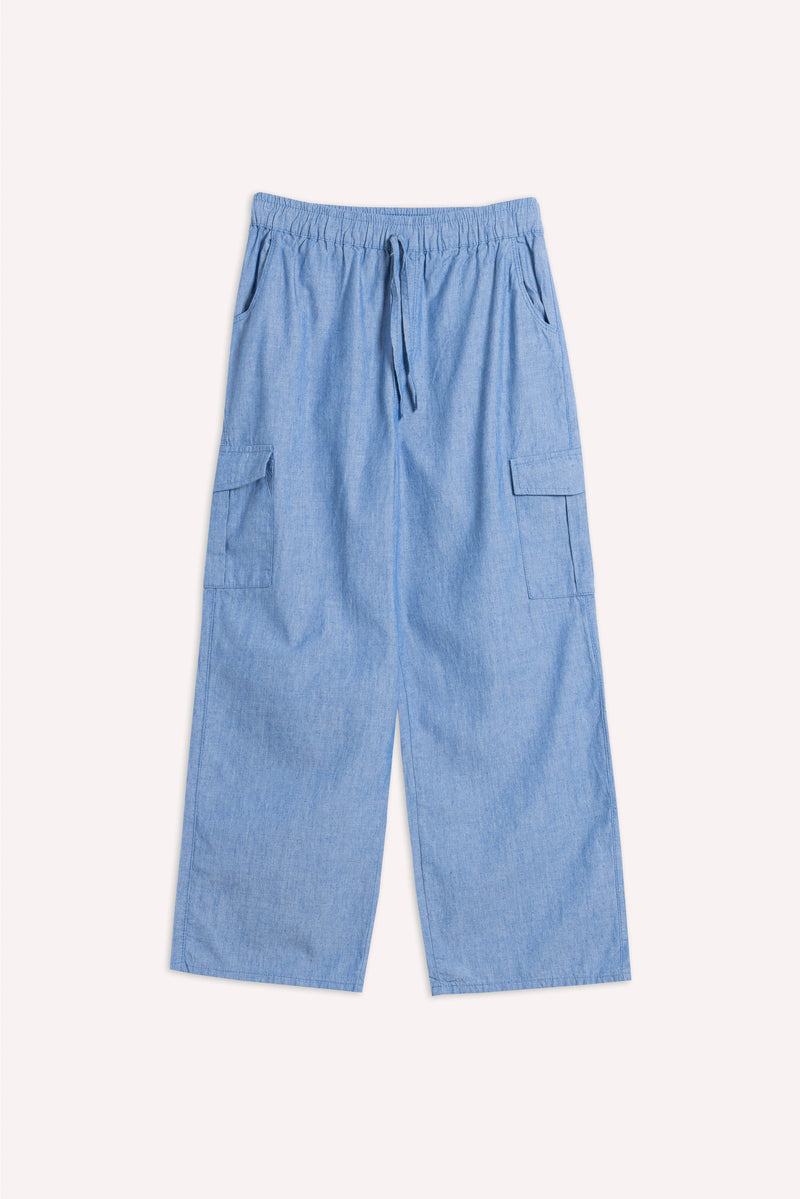 CARGO JOGGER WAIST TROUSERS