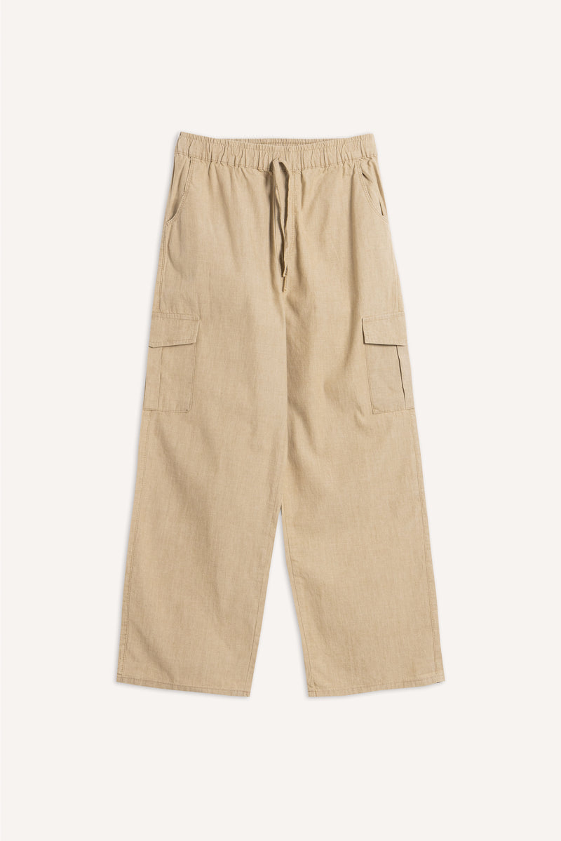 CARGO JOGGER WAIST TROUSERS