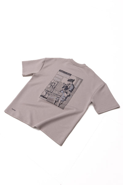 CONTRAST PRINTED SOFT T-SHIRT