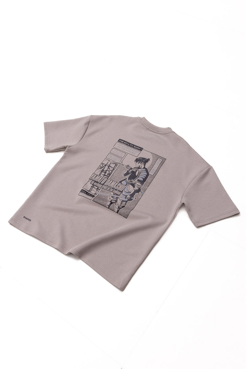 CONTRAST PRINTED SOFT T-SHIRT
