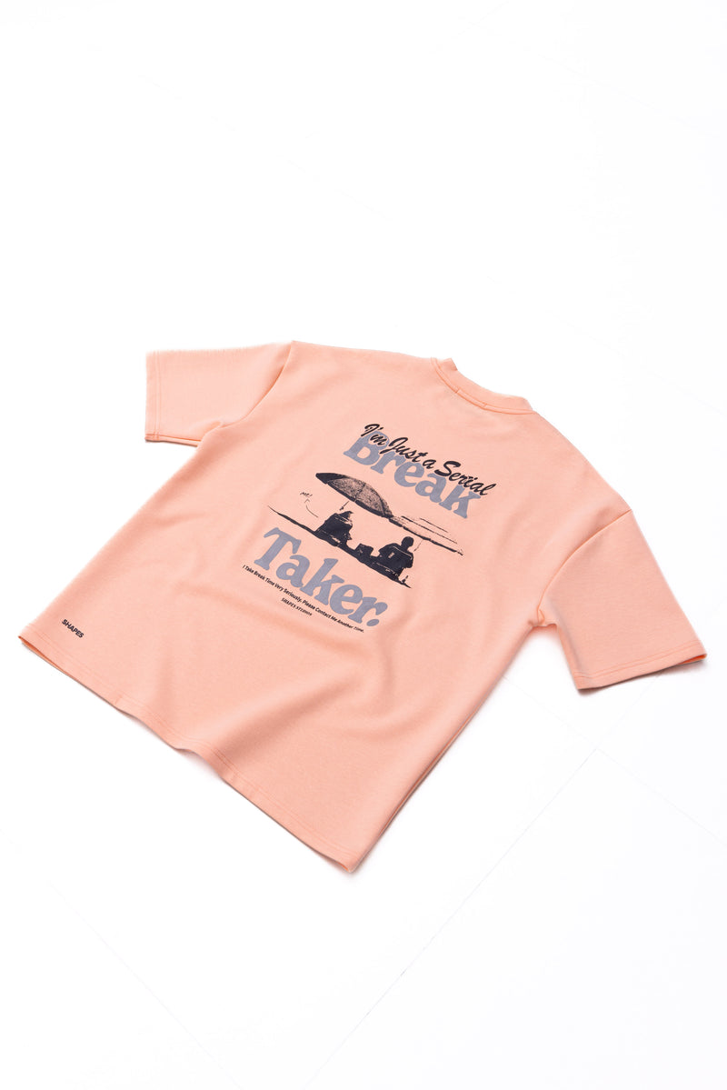 CONTRAST PRINTED SOFT T-SHIRT