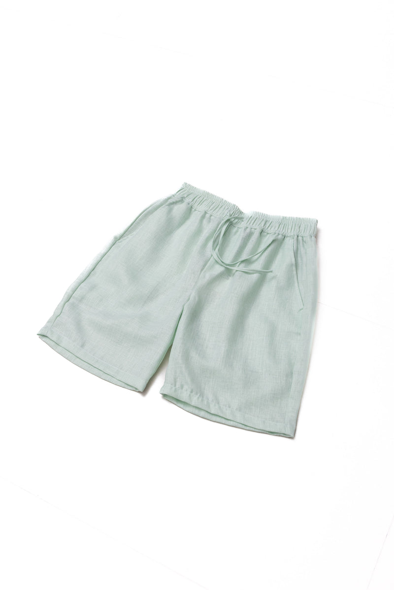 LIGHTWEIGHT LINEN BLEND SHORTS