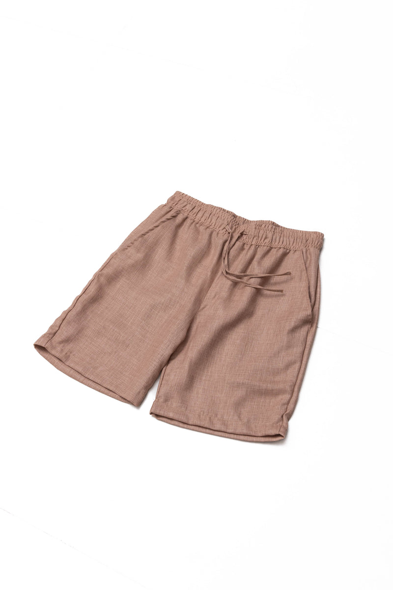 LIGHTWEIGHT LINEN BLEND SHORTS