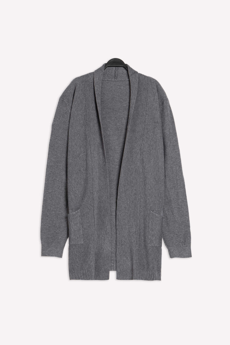 DETAILED RIBBED COAT