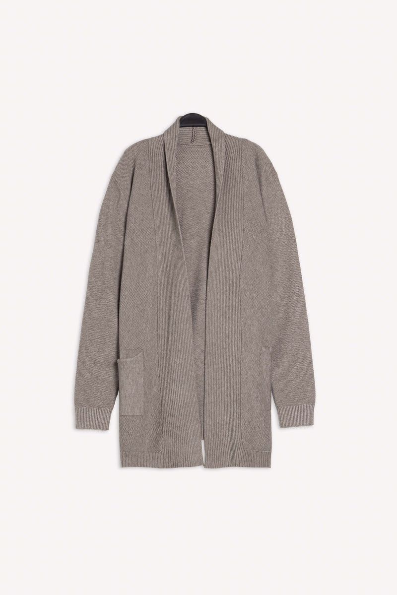 DETAILED RIBBED COAT