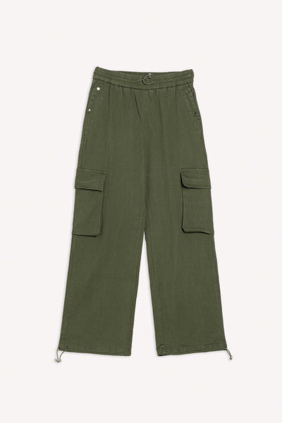 JOGGER WAIST CARGO TROUSERS