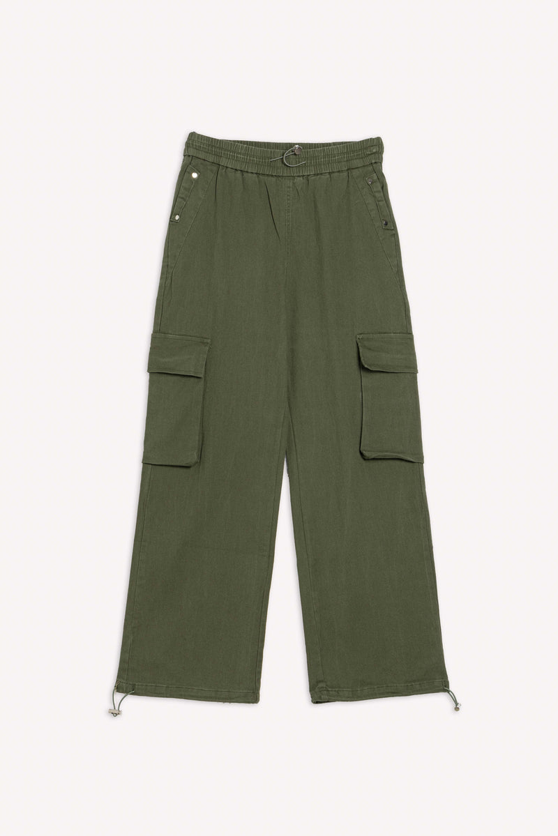 JOGGER WAIST CARGO TROUSERS